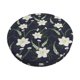 thumbnail image 1 of Balery Lilies Flowers Fundas de asiento para taburete de bar redondo de tela de terciopelo ajustables que protegen de arañazos y manchas para sillas de 14 a 17 pulgadas.-12 inch, 1 of 7