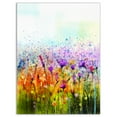 thumbnail image 2 of Cosmos Abstrait de Fleurs Colorées - Grande Toile Murale Fleur, 2 of 3