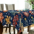 thumbnail image 5 of Yayeee Tablecloths 54" x 54" Rectangle Wrinkle Resistant Party Table Cover, Christmas Splendor, 5 of 8