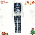 thumbnail image 2 of Shadoumai Family Matching Christmas Pajamas Sets 2 Piece Sets Pajamas for Couples Holiday Jammies Women Holiday Outfit Matching Pjs Mom and Daughter, 2 of 5