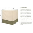 thumbnail image 5 of Air Conditioner Cover for Outside Units-Durable AC Cover Water Resistant Fabric Windproof Design -Square Fits up to 30*30*32 inches, 5 of 5