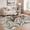 Grey Charcoal Cream, variant on UERMEI 8'x10' Washable Area Rugs for Living Room Dining Room, Non-Slip Soft Low Pile Carpet, Modern Abstract Bedroom Home Decor Indoor Rug, Grey Charcoal Cream