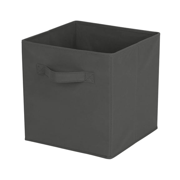 Mainstays Storage Cube Fabric Basket Bin - Foldable, Great for Nursery, Playroom, Closet, Home Organization
