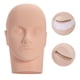 thumbnail image 3 of Maniquin Head Pestañas Injerto Soft-Touch Silicona Caucho Elástico Liso Liso Reutilizable Molde de cabeza para la extensión de las pestañas Mackup Tatuaje Kearding CE001576-00, 3 of 7