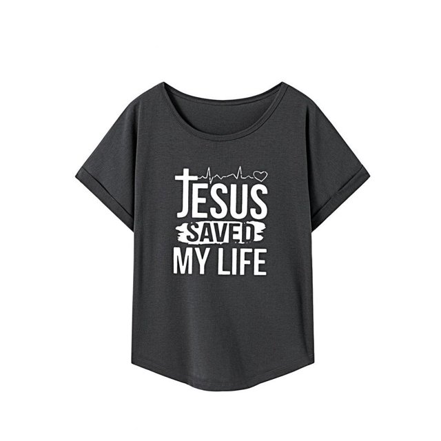 Camiseta para mujer Ropa suave femenina Camisa con cuello redondo para viaje Deportes Oficina L