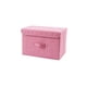 thumbnail image 1 of Naiovety Caja de almacenamiento, contenedores de tienda de Color sólido, gran capacidad, mango duradero, cajas para el hogar, zapatos, Almacenamiento y organización del hogar Rosado, 1 of 6