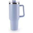thumbnail image 1 of TRAHOO-Artlion Gobelet 40 oz avec Poignée Anti-Déversement Tasse de Voyage en Acier Inoxydable Réutilisable Sans Paille (Bleu), 1 of 4