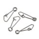 thumbnail image 5 of La Pesca Del Acero Inoxidable 50pcs Enganchó Los Accesorios Rápidos De Los Snap De La Pesca De La De La Pesca Los 0 # Soledad Conectores de broches de pesca, 5 of 7