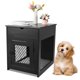 thumbnail image 2 of Dog Cage Furniture With Drawers Wooden Dog Kennel End Table With Cushions Decorative Pet Cage House  For Small Medium Dogs ShopWise Round, 2 of 7