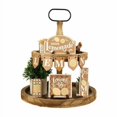 thumbnail image 1 of Themed Layered Tray Ornaments Style Tray Ornaments Farmhouse Style Tray Ornaments Tray Home Decorations for Kitchen Table Metal Small Trays Metal Valentine Garland Home And Kitchen Metal Serving Tray, 1 of 3