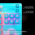 thumbnail image 2 of SteelSeries Apex 3 TKL Aqua RGB Gaming Keyboard — Tenkeyless Compact Form Factor — 8-Zone RGB Illumination — Water and Dust Resistant — Whisper-Quiet Gaming Switch, 2 of 6