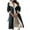 Black, variant on BangWanChi Womens Coats Long Women's Plus Fleece Jacket Warm Long Tops Coat Sweater Coat