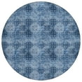 thumbnail image 2 of Addison Rugs Chantille Indoor/Outdoor Transitional Organic Navy Washable Round Rug, 8' x 8', 2 of 6