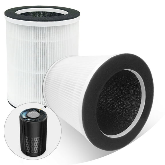 H13 HEPA Filter 2 Pack,Compatible with AIRFIRE HEPA AP201 Air Purifier,Model AP201,Removes 99.997%  Pet Dander,Odor, Dust, Pollen, Wildfire/Smoke.(White)