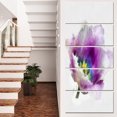 thumbnail image 1 of Tulipe Aquarelle Violette - Impression sur Toile Florale, 1 of 4