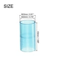 thumbnail image 2 of Coupleur de Conduit en PVC Transparent Bleu Raccords Droits Tuyau de Finition 20mm Lot de 20, 2 of 6