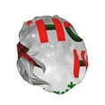 thumbnail image 2 of Kdxio Cute Santa Print Shower Cap for Women,Elastic and Reusable,Double Waterproof Layers Bathing Hat, 2 of 9