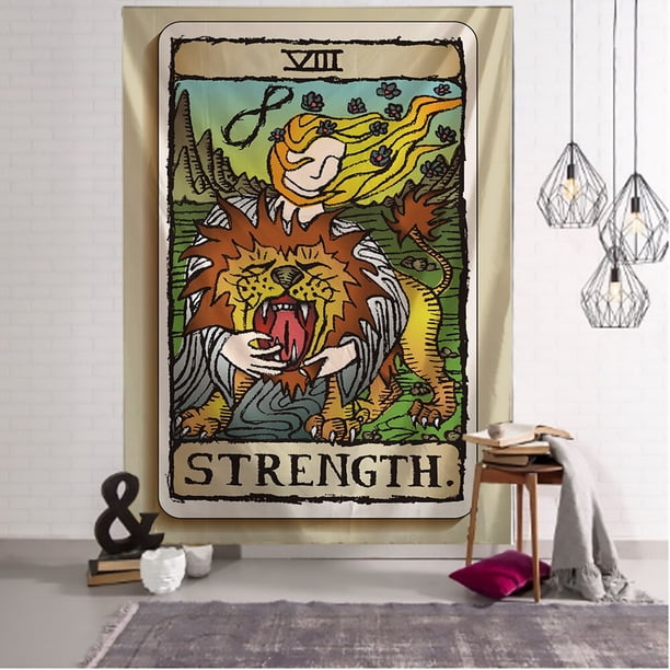 Tapiz de Tarot de brujería India, adivinación mística, colgante de pared, Tapiz psicodélico, tapices de brujería, decoración de habitación, manta de pared qym unisex