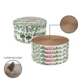 thumbnail image 3 of THE LICKER STORE Kate 12" Modern Patterned Cardboard Reversible Cat Scratcher Pad In Box with Catnip, Cat Green (5-Pack), 3 of 5