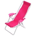 thumbnail image 1 of SHISUYAN Chaise Longue Mini Jouet en Tissu Oxford Petite Simulation Chaise de Plage Pliante Réglable Jouet pour Maison Modèle Accessoires de Maison de Poupée, 1 of 8