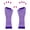 Purple, variant on Fingerless Mesh Gloves Nylon Wrist Elastic Lace Gloves for Women