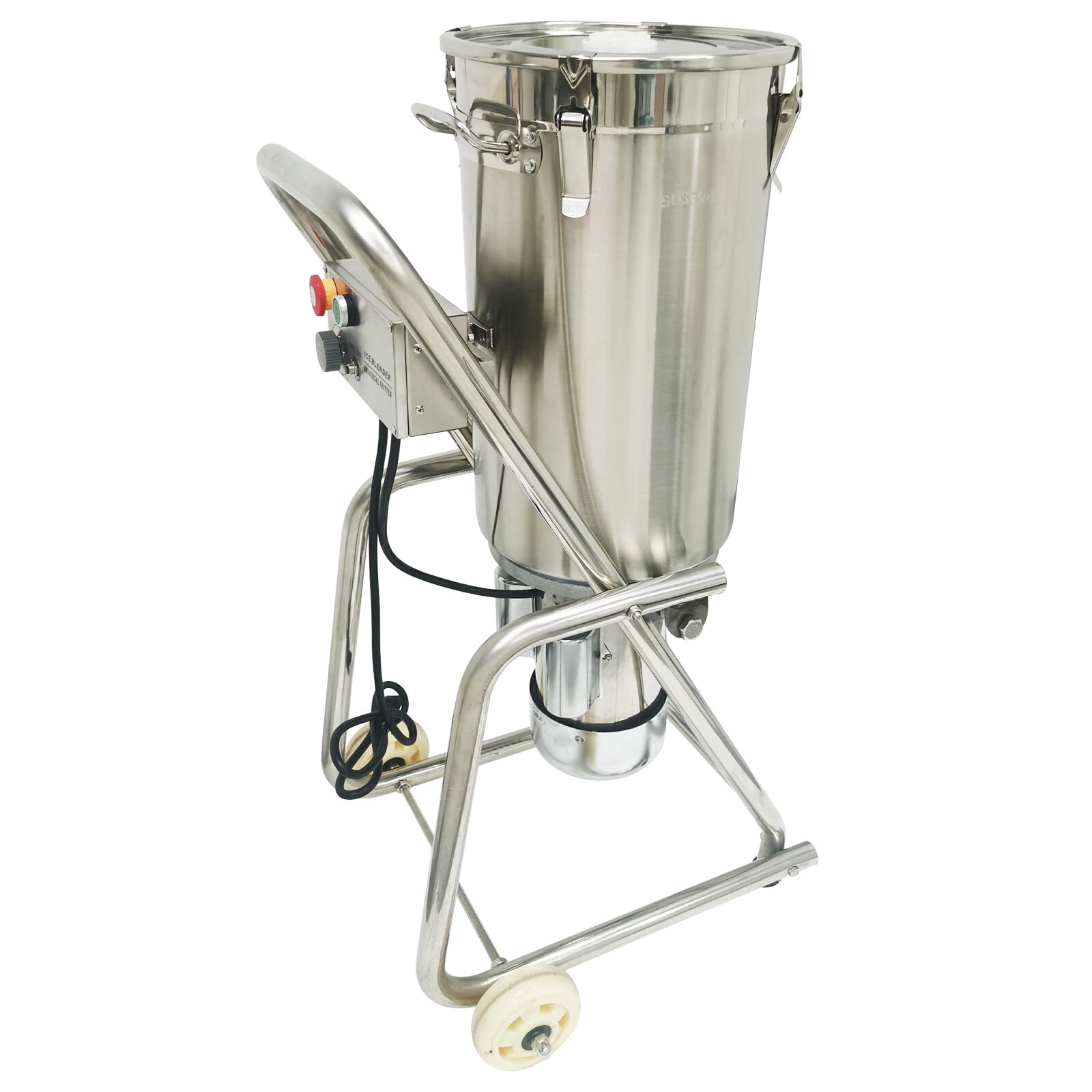 Electric Food Chopper Adjustable Speed Grinder Processor for Fruit Meat Medicine 32L