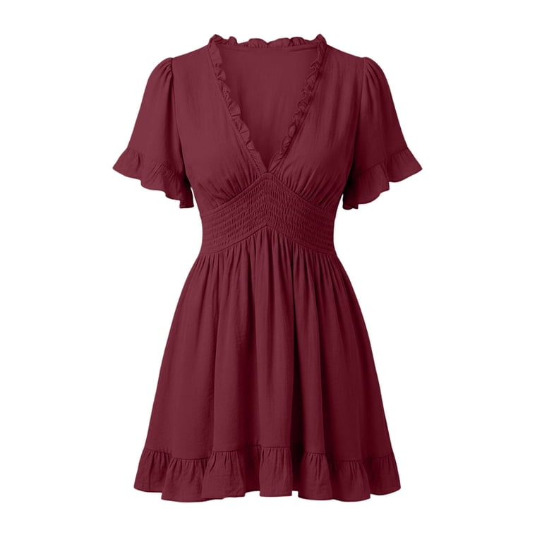 short sleeve milkmaid dress Dream Frock