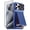 Blue, variant on Oupeigar for iPhone 15 Pro Max Phone Case,with Card Holder [RFID Blocking], Slide Camera Cover & Raised Bezel Protection Case-Titamium