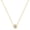 Bezel Diamond, variant on 14k Gold Plated/Silver Cubic Zirconia Necklaces for Women, Simple CZ Jewelry Necklaces Trendy Gifts