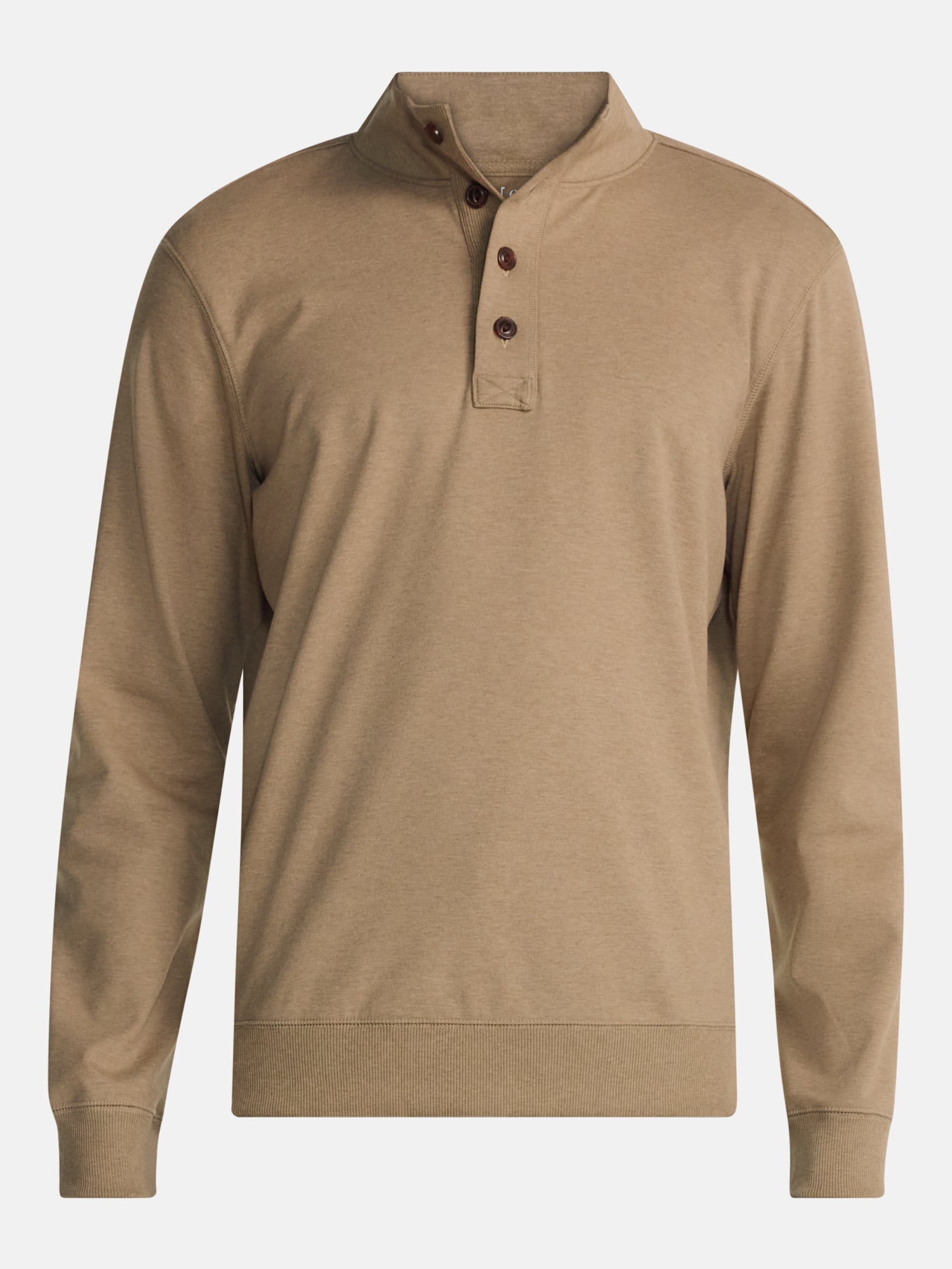 George Men's Knit Pullover Sweatshirt with Long Sleeves, Sizes S-5XB
