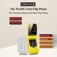 thumbnail image 3 of Mini Cell Phone Mini Flip Mobile Phone 0.66 Inch Screen Bluetooth Dialer Smallest Mobile Phone, 3 of 5