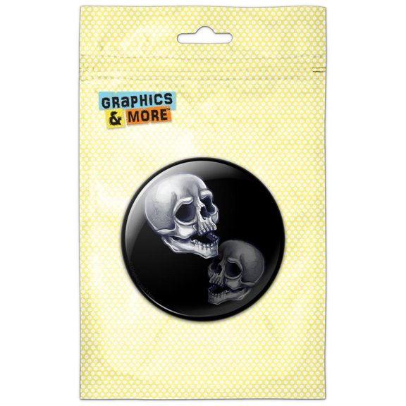 Skulls Death Pinback Button Pin Badge