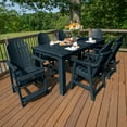 thumbnail image 2 of Highwood 7-pc Hamilton Dining Set - 42" x 84" Rectangle Table, Counter Height, Outdoor, Eco-friendly, Synthetic Wood, 2 of 9