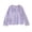 Purple APBMJQ2, variant on Girls Cardigan Little Girls Solid Color Stretch Knit Shrug Full Front Snap Buttons Wind Resistant Spring Outfit(6-12 Months,Purple)