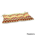 thumbnail image 3 of Pillow Perfect 543017 Zig Zag Orangeaide Wrought Iron Loveseat Cushion, 3 of 4