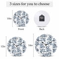 thumbnail image 6 of Wall Clock Blue Fruit Clocks PVC Silent Non-Ticking Battery Operated Decorative Berry Leaves Nature Round Clock for Home Living Room Kitchen Bedroom Office School Wall Decor 10 Inch, 6 of 9