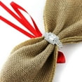 thumbnail image 4 of WHAMVOX 4 Pcs Rhinestone Napkin Rings Sparkling Holders, 4 of 8