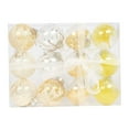 thumbnail image 1 of 12 Piezas Adornos de Bolas de Navidad Juego de Decoración de de Navidad Colgantes Adornos de Navidad a Granel para Suministros de Fiesta de Amarillo, 1 of 8