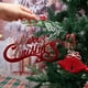 thumbnail image 4 of 10/1 piezas de guirnalda colgante de peluche rojo navideño con copos de nieve para árbol de Navidad, adornos colgantes para fiesta de Navidad, decoración del hogar, regalos de Año Nuevo, 4 of 5