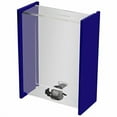 thumbnail image 1 of My Charity Boxes - Clear Donation Box - Ballot Box - Ticket Boxes - Collection Box - Tip Container - W/sliding Door & Display (Blue), 1 of 4