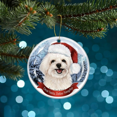 

loopsun 2PC Christmas Funny Decoration Christmas Pattern Pendant Christmas Tree Ornaments