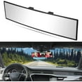 thumbnail image 2 of MRSXXNTY 2PCS Rear View Mirror, Universal 11.81 Inch Panoramic Convex Rearview Mirror, Interior Clip-on Wide Angle Rear View Mirror to Reduce Blind Spot Effectively for Car SUV Trucks -Clear, 2 of 8