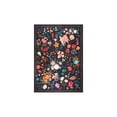 thumbnail image 2 of Balacho Cozy Bohemian Style Floral Design Faux Wool Area Rug, 2' x 3', Black, 2 of 7
