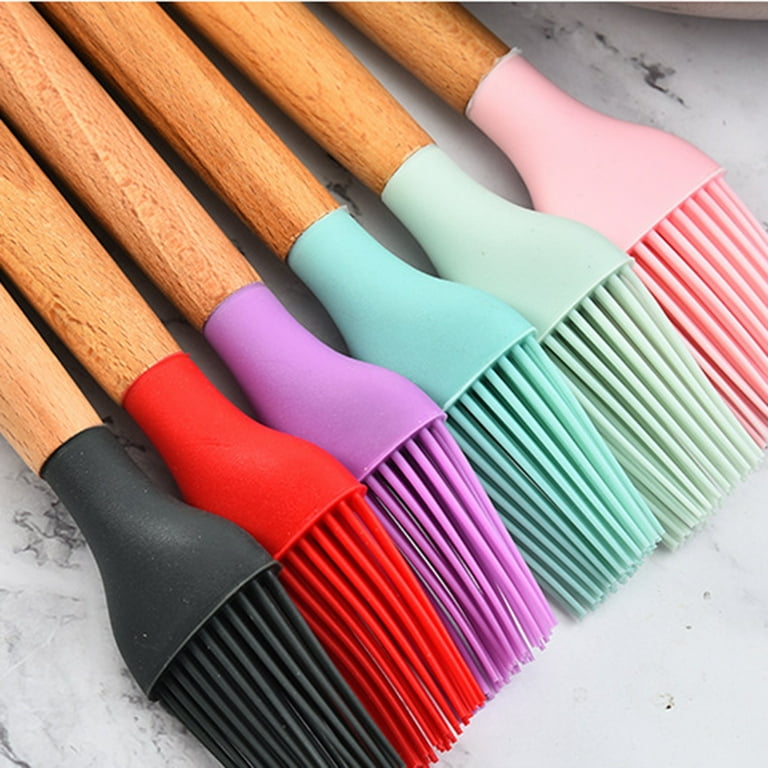 Silicone Basting Pastry Brush Spread Oil Butter Sauce Marinades for BBQ  Grill Baking Kitchen Cooking, Baste Pastries Cakes Meat Sausages Desserts,  Food Grade, Dishwasher safe 