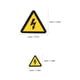 thumbnail image 3 of 24 pegatinas de advertencia de descargas eléctricas de precaución para equipos, 3 of 8