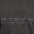 thumbnail image 3 of CafePress - Delta Sigma Phi Grayscale Stacked Logo T Shirt - Men's Classic Graphic Cotton T-Shirt, 3 of 4