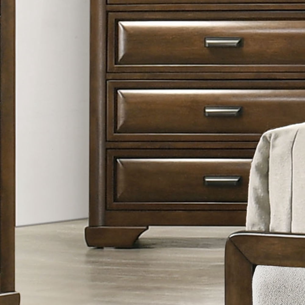 Furniture of America Ember Transitional 5-Drawer Adult Vertical Dresser, White