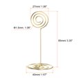 thumbnail image 2 of Unique Bargains Table Number Holders 85mm Tall 40mm Base Width Circle Golden, 24 Pieces, 2 of 5