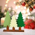thumbnail image 4 of Bonita decoración de mesa de árbol de pino, suministros de adorno de estatua, escultura con soporte, accesorios para fotos para decoración de Navidad, Colco Centros de mesa, 4 of 8