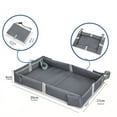 thumbnail image 3 of Child Friendly airplanes Travel Accessory Foldable Lap Tray Children airplanes Play Tray Small Tray for Toy & Supply, 3 of 9